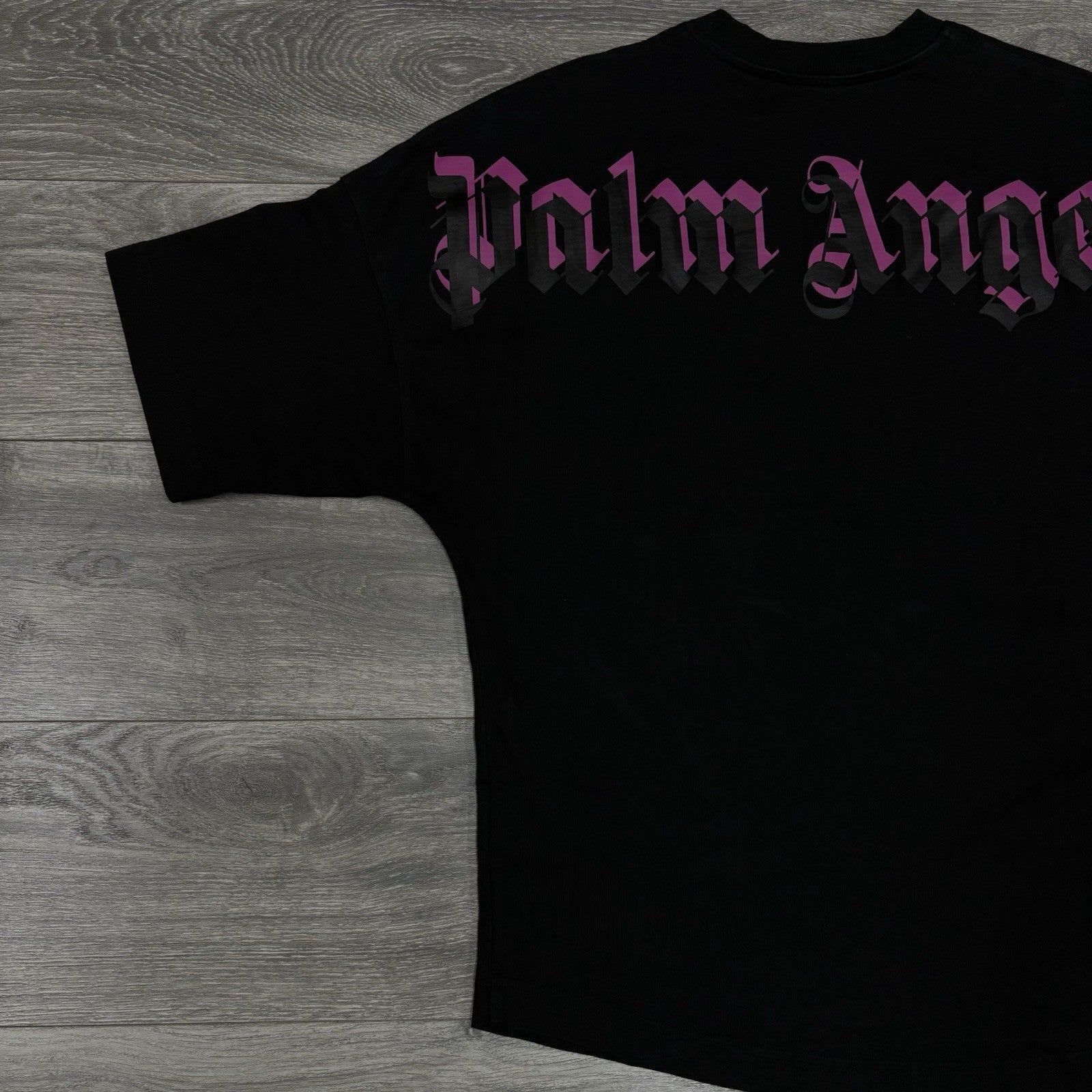 Size Large - Palm Angels Logo Tee ' Pink Fuchsia ' | GOOD CONDITION!