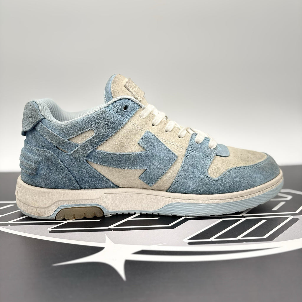 Size 45 EU (12 US) - Off-White Out of Office Suede ' Light Blue, White ‘