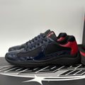 Size 9.5 UK (10.5 US) Prada Americas Cup ' Navy Red ' | EXCELLENT!