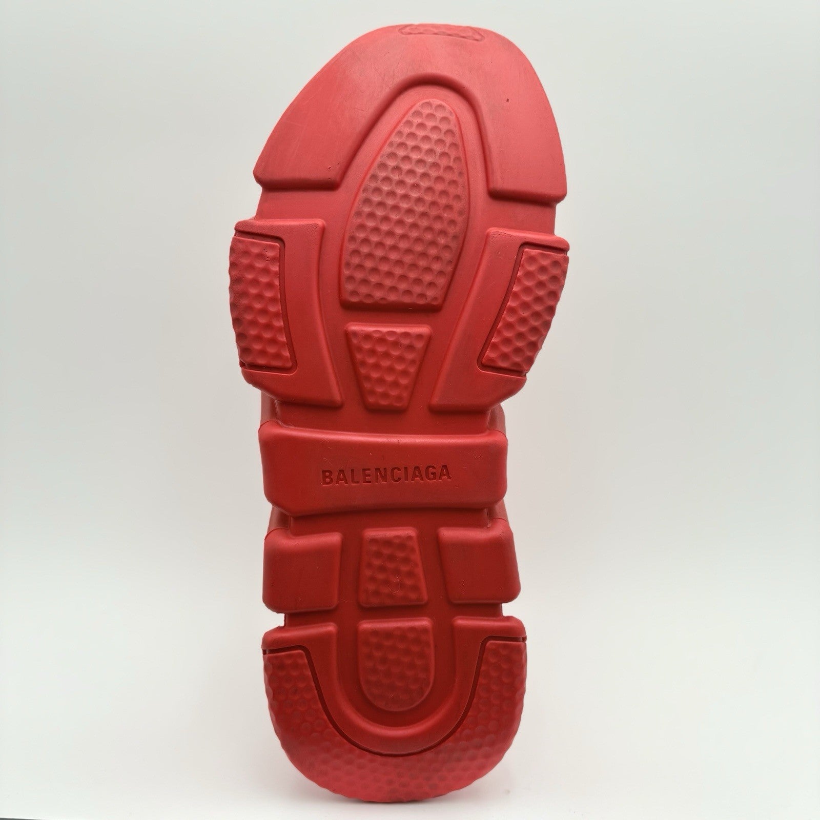 Size 41 (8 US) - Balenciaga Speed Trainer Rib Knit Rouge ' Red ' | GREAT COND!
