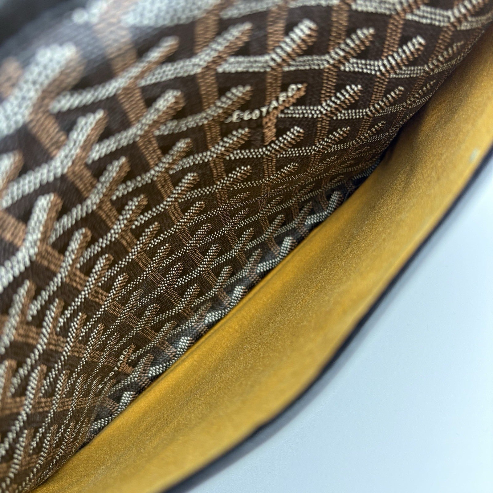 Goyard Messenger Grand Bleu Bag ' Black Brown ' | GREAT CONDITION!