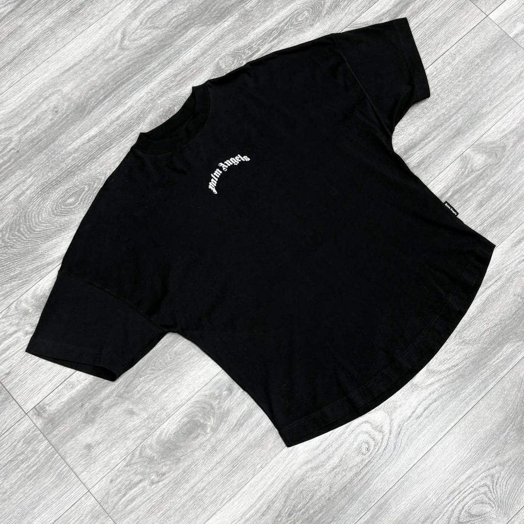 Size M - Palm Angels Classic Logo Over T-Shirt ' Black ' | GREAT CONDITION!