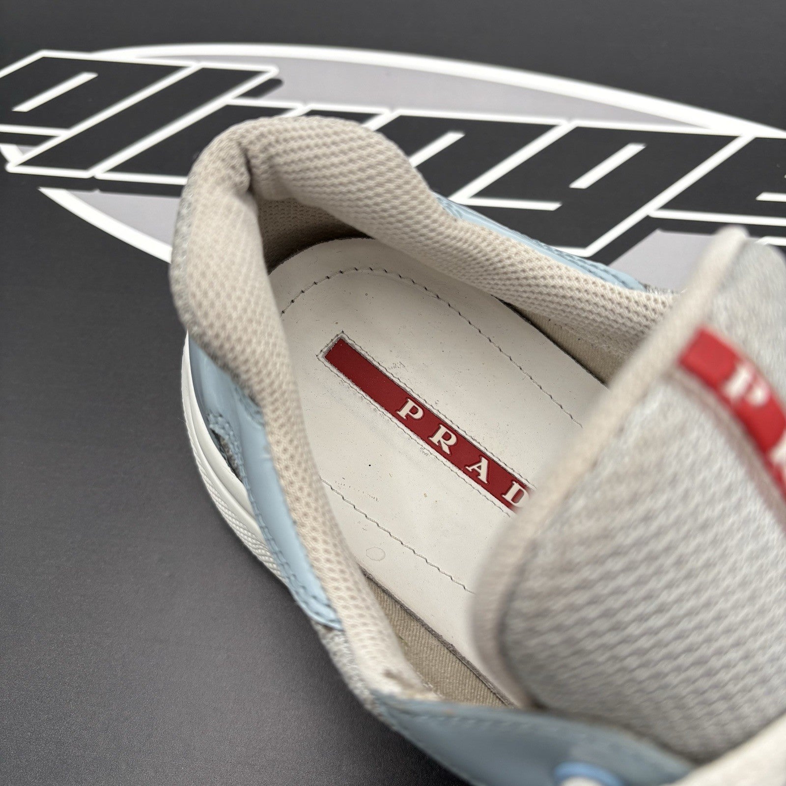 Size 9 UK (10 US) - Prada Americas Cup ' Sky Blue, White ' | GOOD CONDITION!
