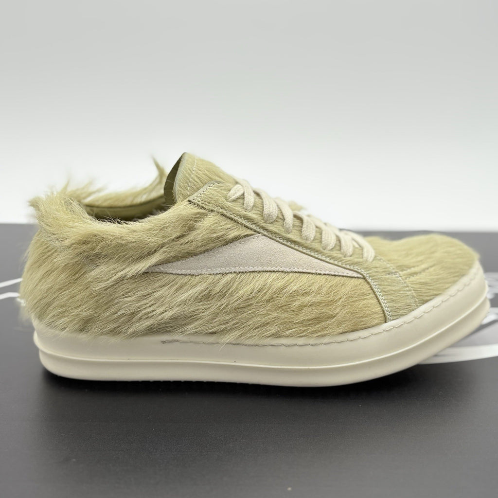 Size 41 (8 US) Rick Owens Low Leather  ' Acid Hair ' | SUPER CLEAN!