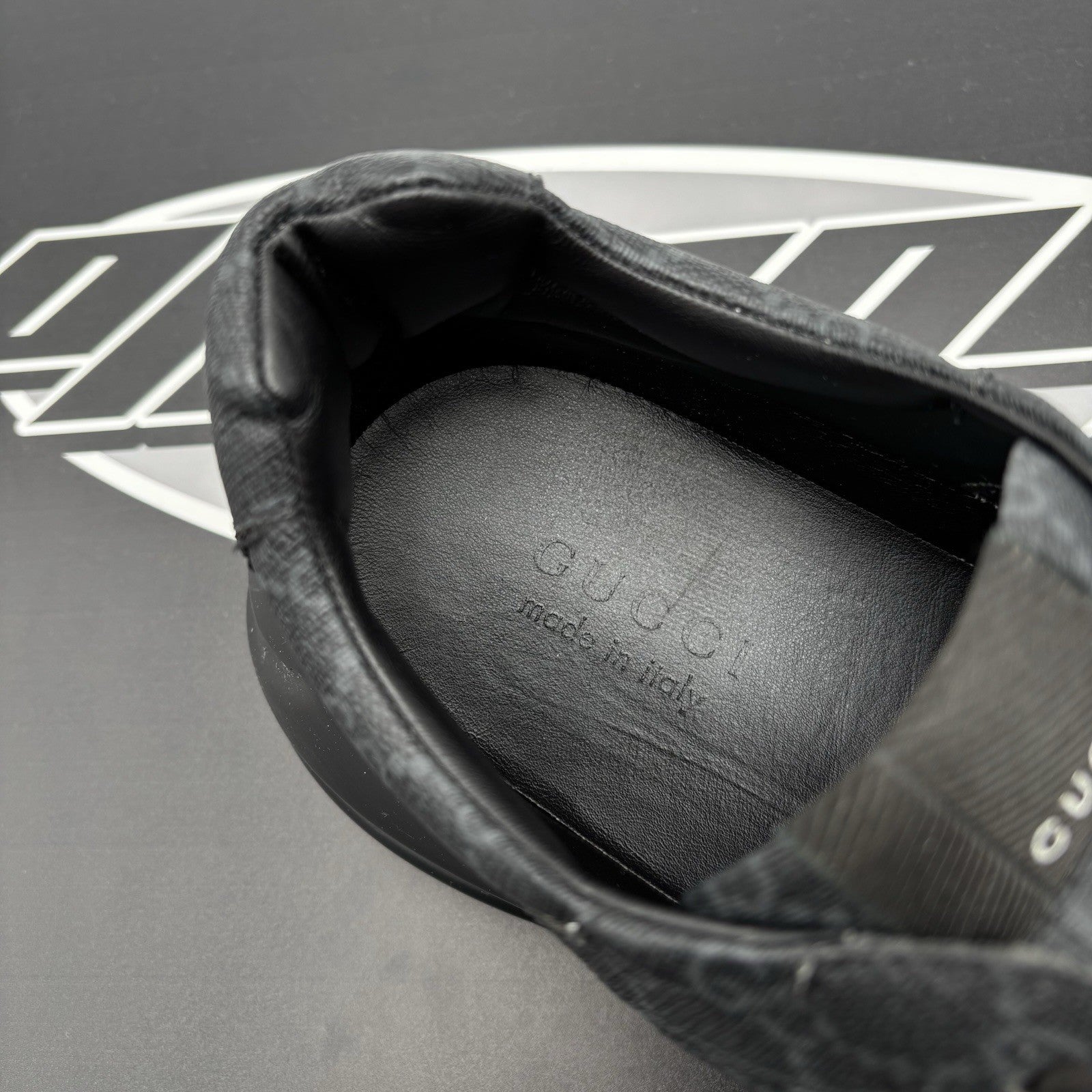 Size 10 G (10.5 US) - Gucci Rhyton ' Monogram Black ' | GREAT CONDITION!