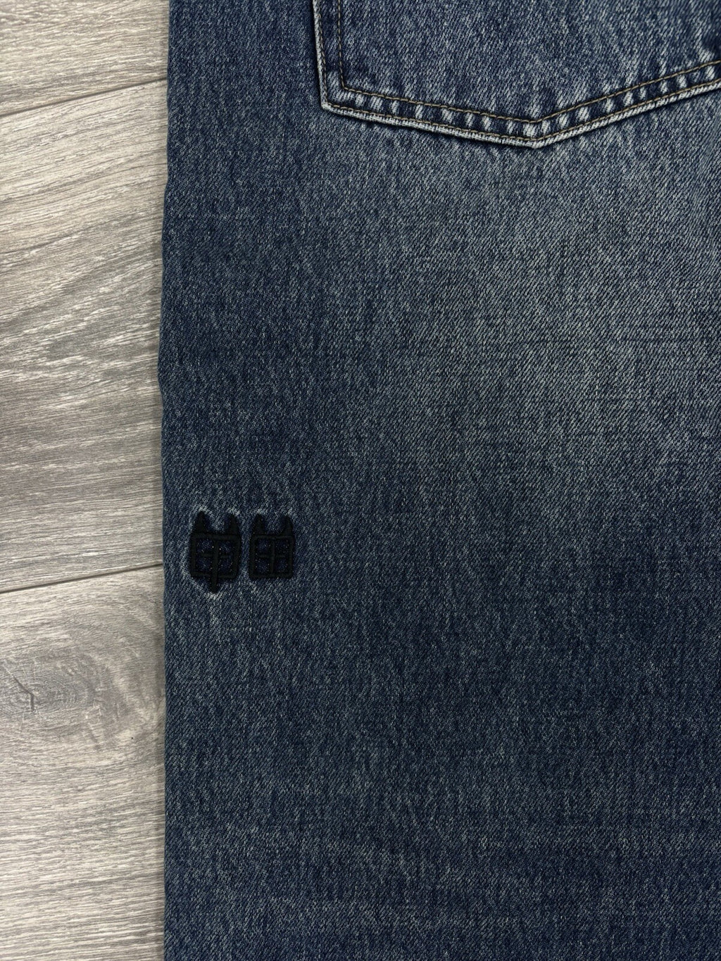 Size 33” - Ksubi X Trippie Redd Baggy Jeans With Zipper ‘ Denim ‘ | BRAND NEW!