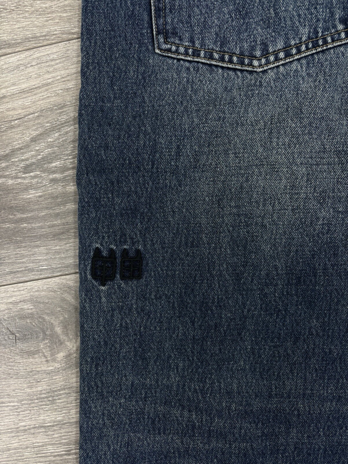 Size 33” - Ksubi X Trippie Redd Baggy Jeans With Zipper ‘ Denim ‘ | BRAND NEW!