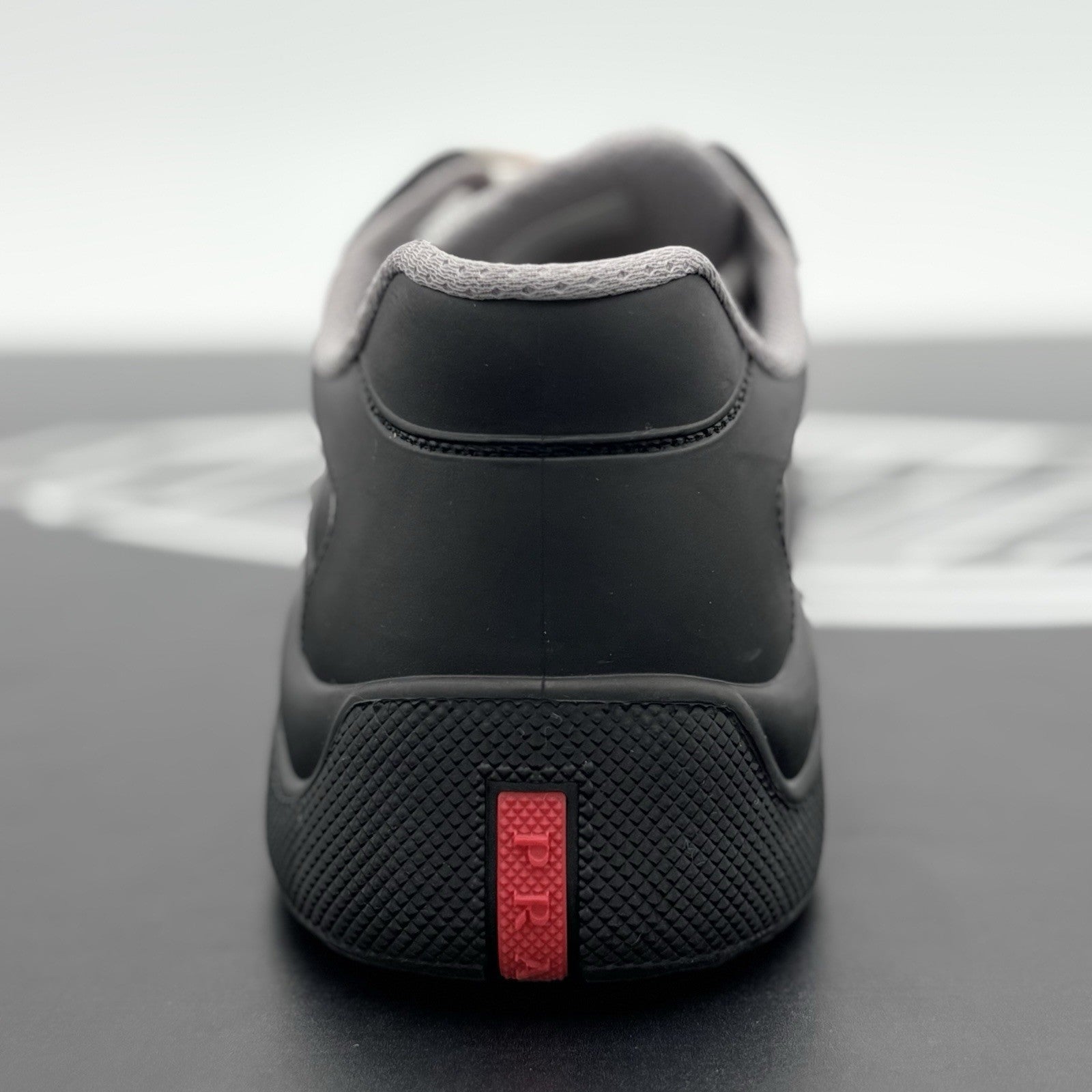 Size 40 (7 US) - Prada America's Cup Soft Rubber ' Black ' | SUPER CLEAN!