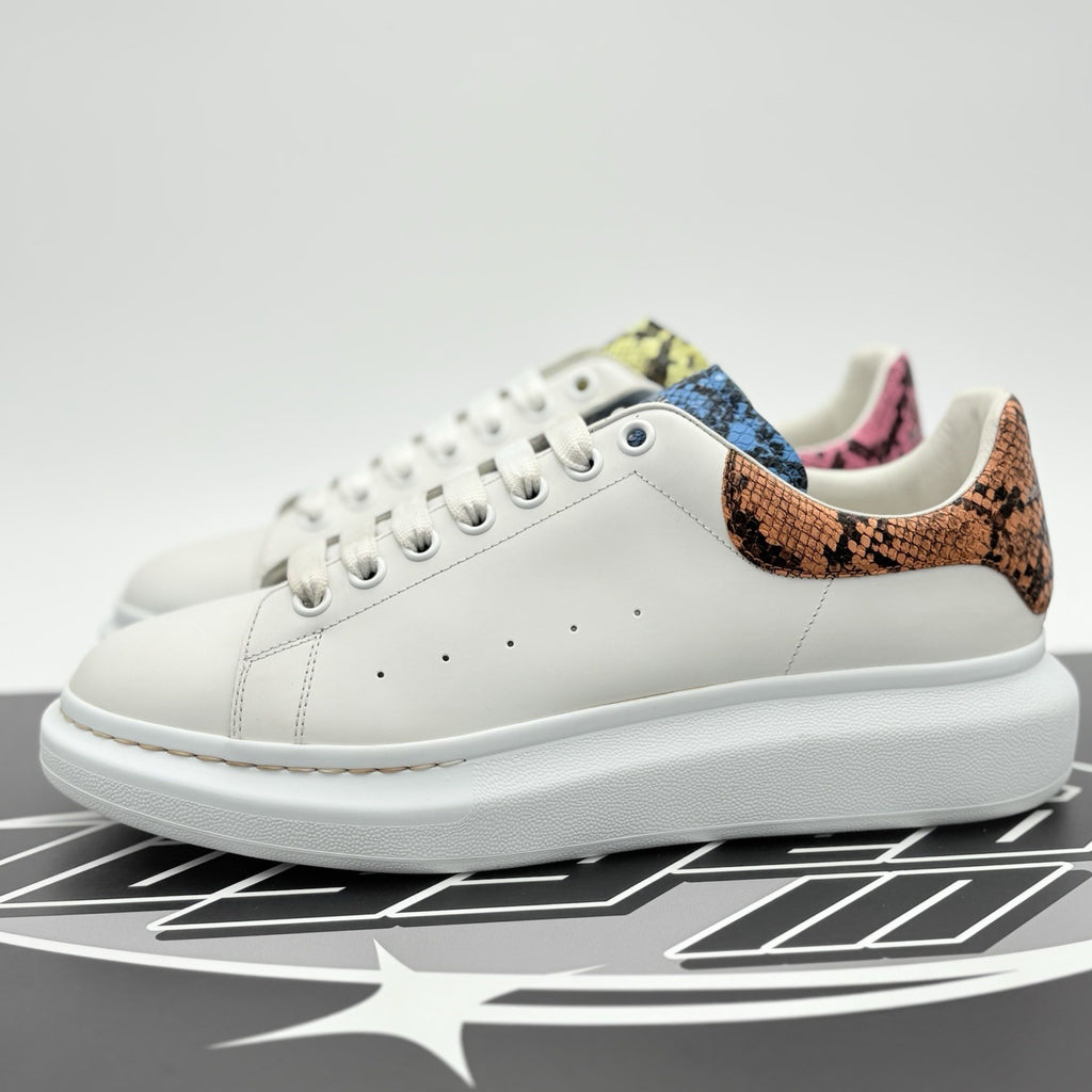Size 45 (12US) Alexander McQueen ' White Multi Snake Print ' | ONLY WORN 1-3x