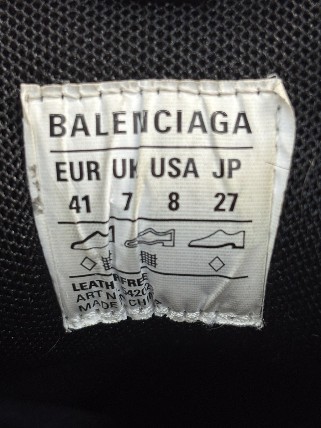Size 41 (8 US) Balenciaga Track Sneaker ' Black Patent ' | GOOD CONDITION!
