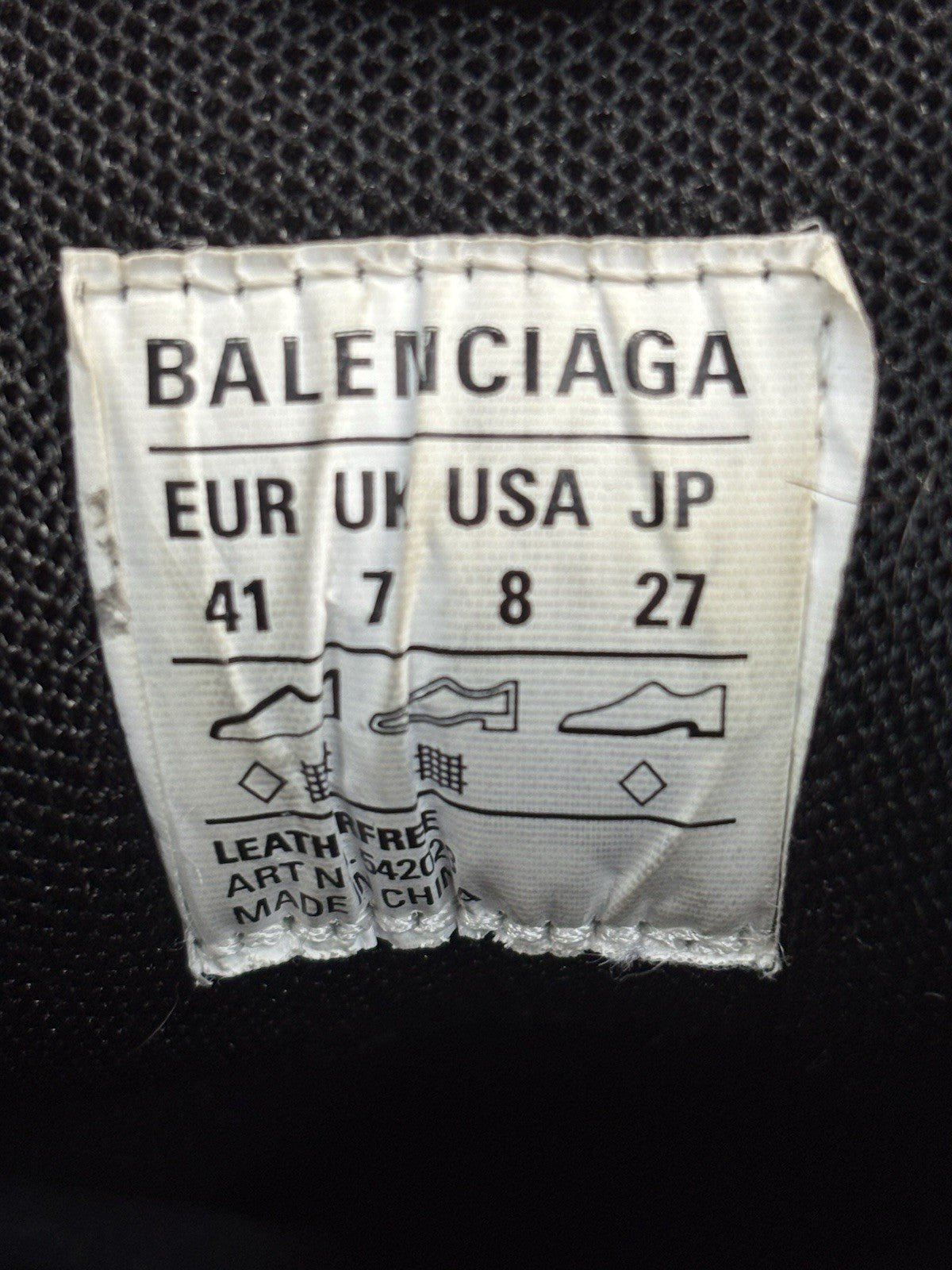 Size 41 (8 US) Balenciaga Track Sneaker ' Black Patent ' | GOOD CONDITION!