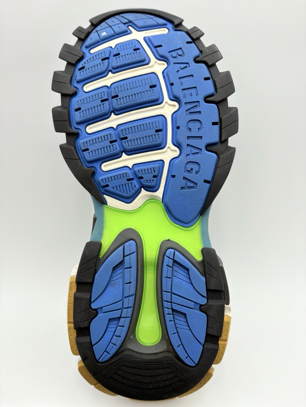 Size 45 (12 US) - Balenciaga Track ' Black Green Blue Gold ' | GREAT CONDITION!