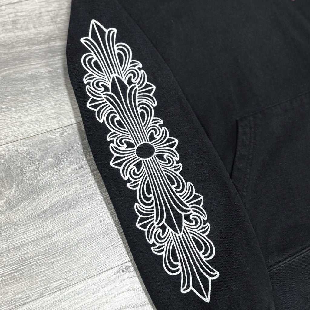 Size Small - Chrome Hearts x Matty Boy Flower Chomper Hoodie ' Black ' | CLEAN!