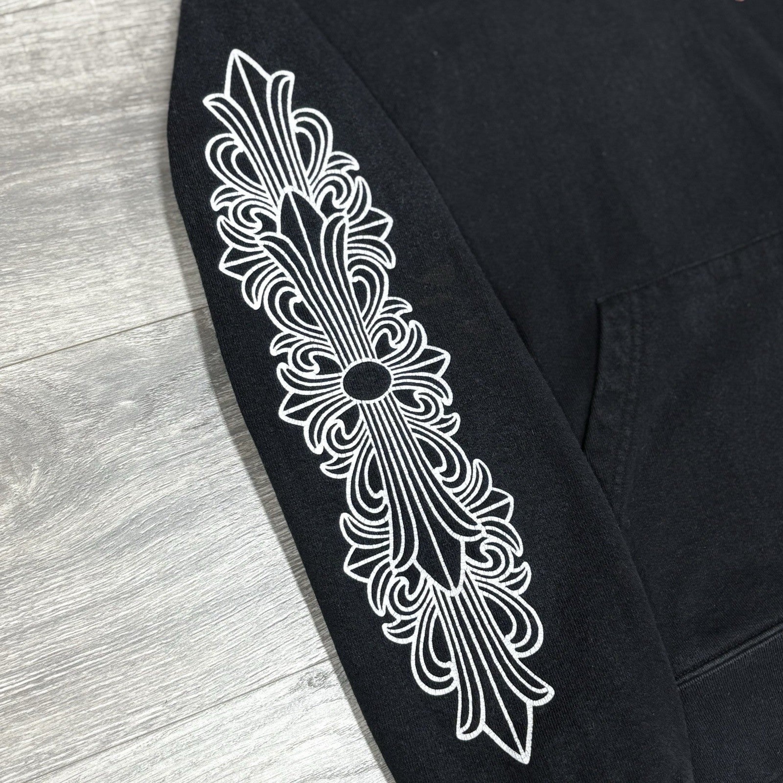 Size Small - Chrome Hearts x Matty Boy Flower Chomper Hoodie ' Black ' | CLEAN!