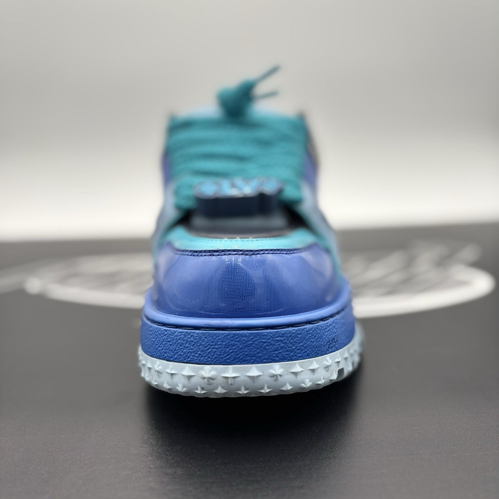 Size 9 LV (10-10.5 US) - Louis Vuitton Maxi ' Blue, Teal ' | GREAT CONDITION!