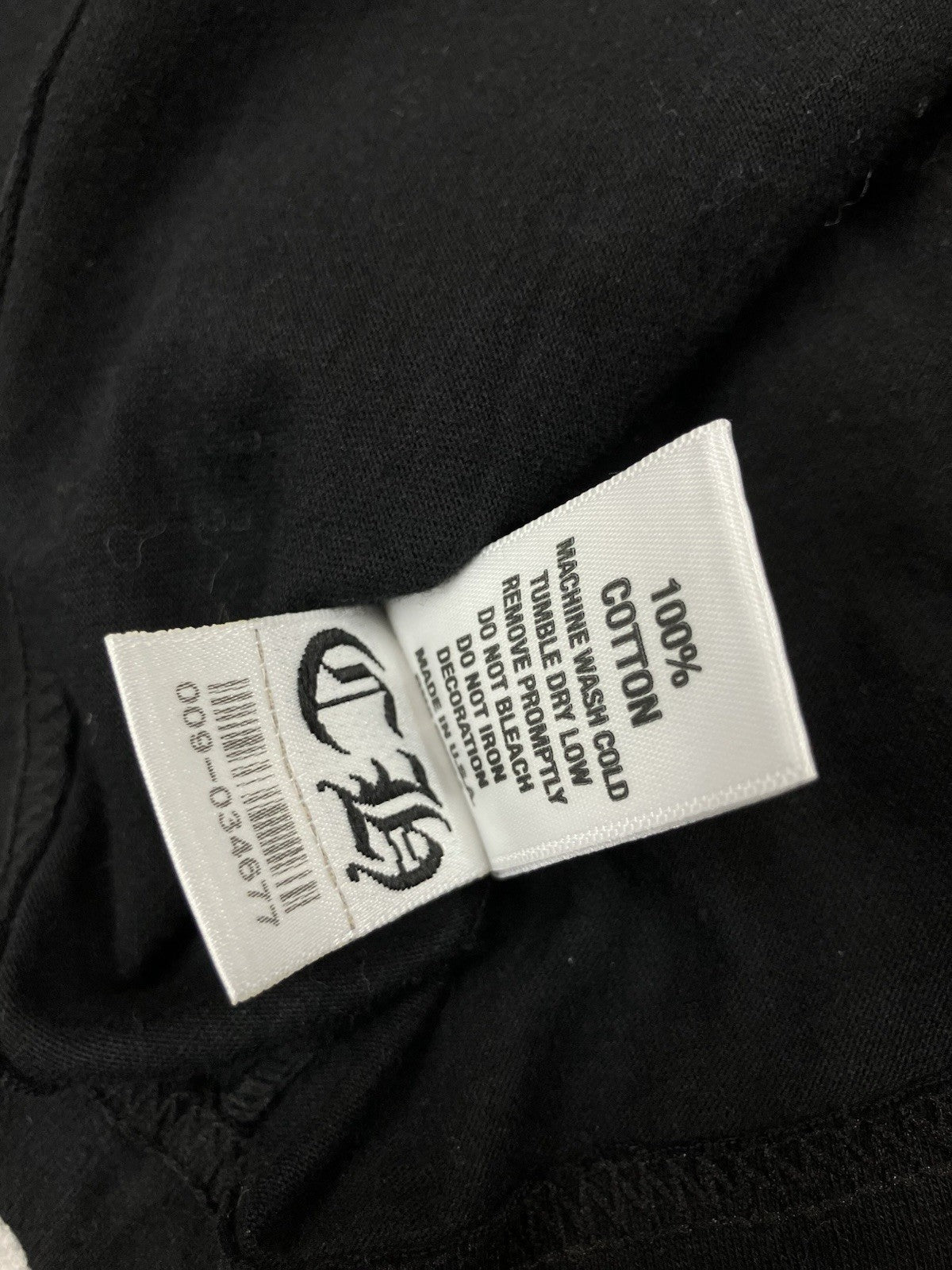 Size Small - Chrome Hearts Square Cross Pocket T-Shirt ' Black '| GOOD CONDITION