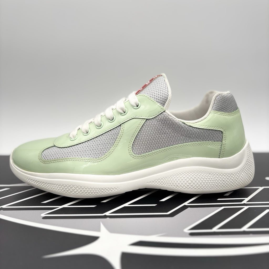 Size 8 UK (9 US) Prada Americas Cup ' White, Mint, Silver ' | GREAT CONDITION!