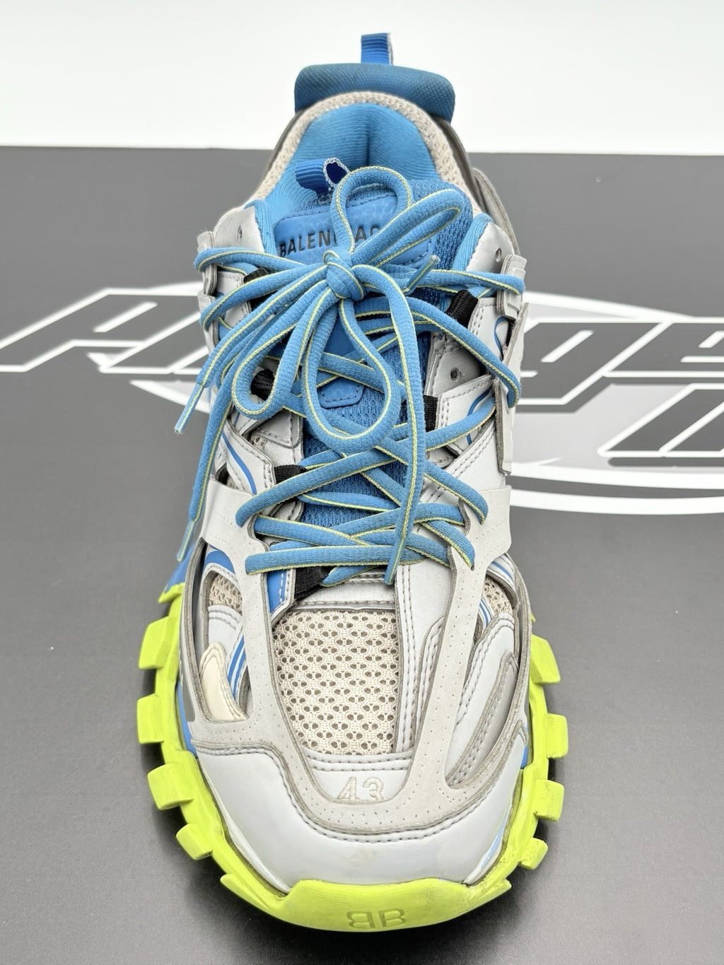 Size 43 (10 US) - Balenciaga Track Sneaker ' Grey Blue ' | GOOD CONDITION!