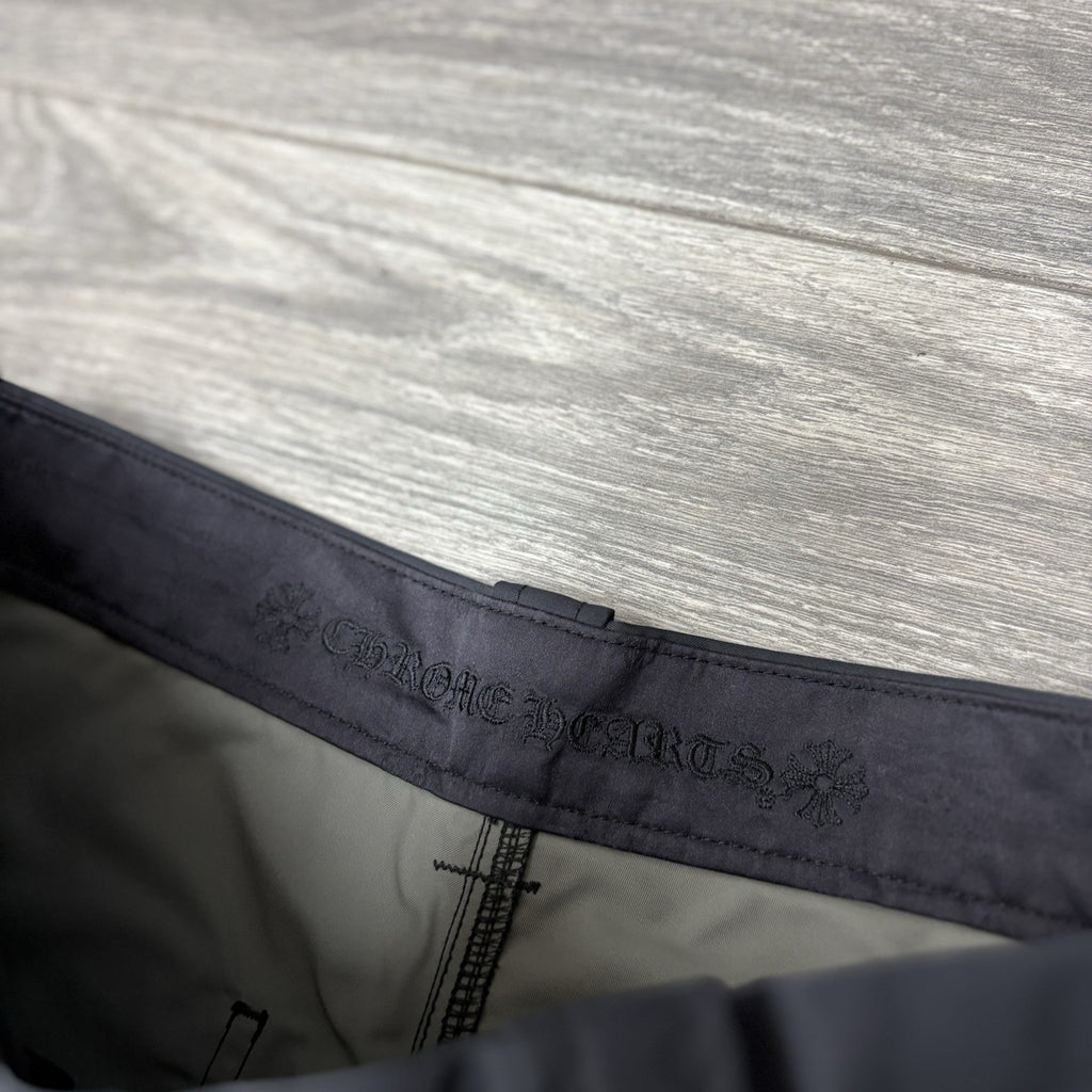 Size 30 - Chrome Hearts Leather Knee Carpenter Pants ' Black ' | WORN 1-3X