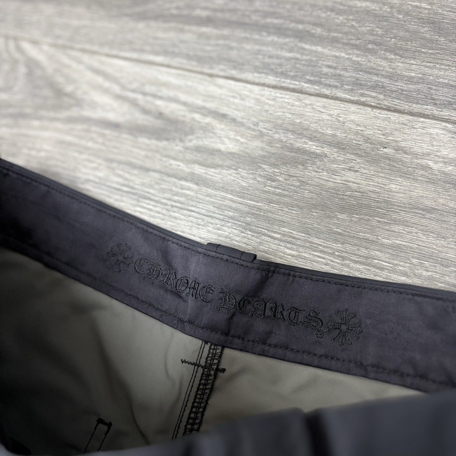 Size 30 - Chrome Hearts Leather Knee Carpenter Pants ' Black ' | WORN 1-3X