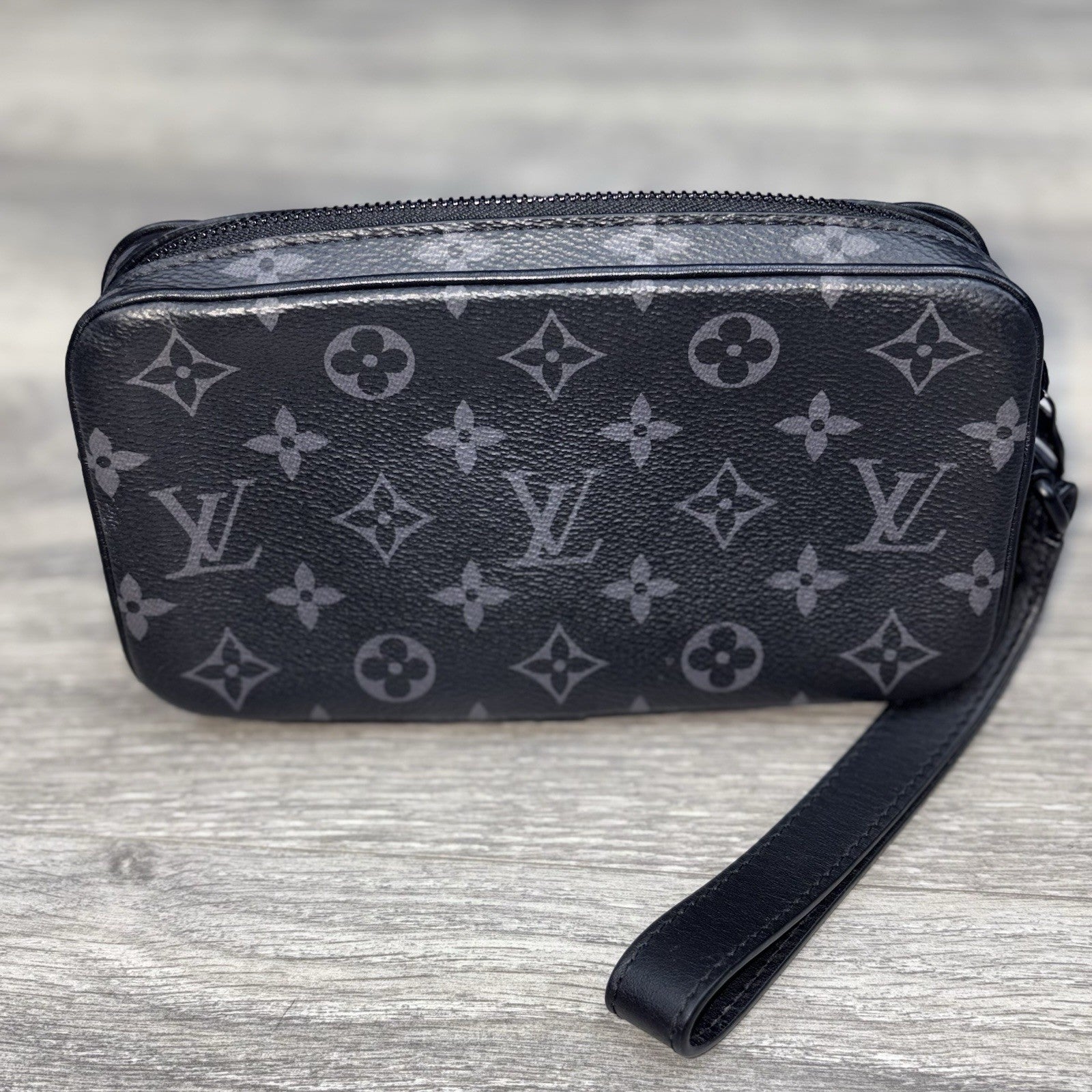 Louis Vuitton Pochette Volga Monogram Eclipse ' Black ' | SUPER CLEAN!