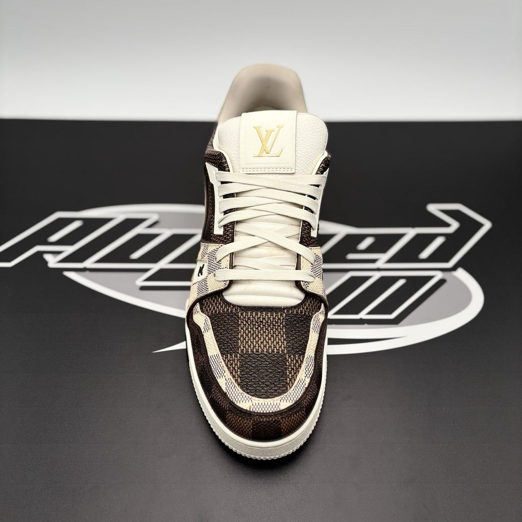 Size 9 LV (10-10.5 US) - Louis Vuitton Trainer ' Monogram Brown Ebene ' | GREAT!