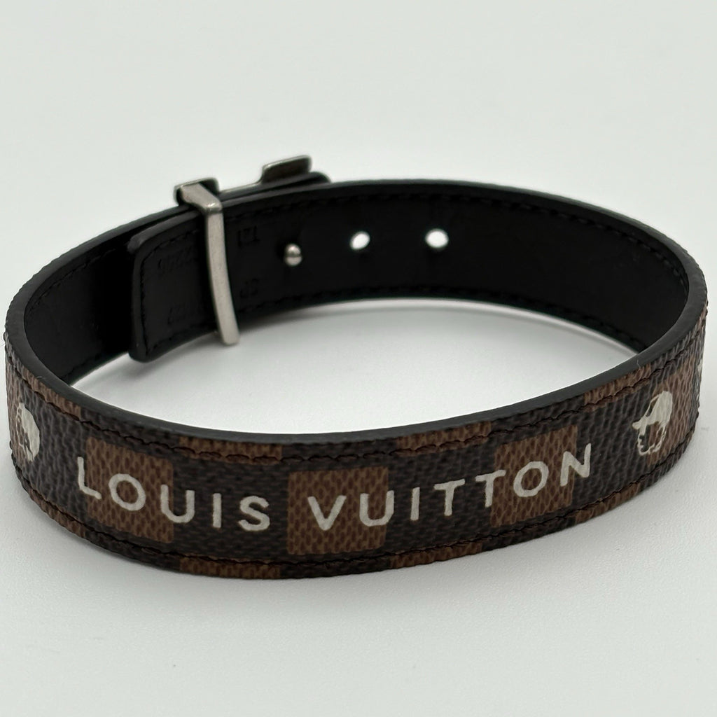 Louis Vuitton X Nigo Phriendship Flower Damier Reversible Bracelet ' Brown '