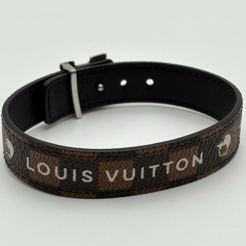 Louis Vuitton X Nigo Phriendship Flower Damier Reversible Bracelet ' Brown '