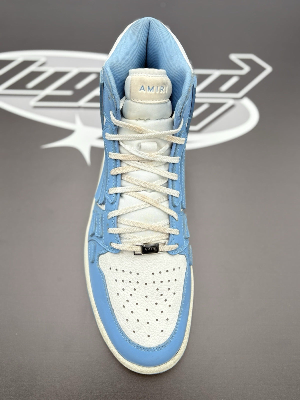 Size 44 (11 US) - Amiri Skel High Top ' Powder Blue White ' | GREAT CONDITION!