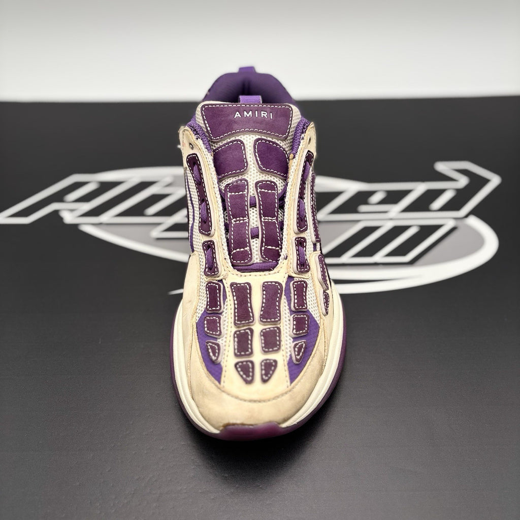 Size 42 (9 US) Amiri Bone Runner ' White, Beige, Purple '