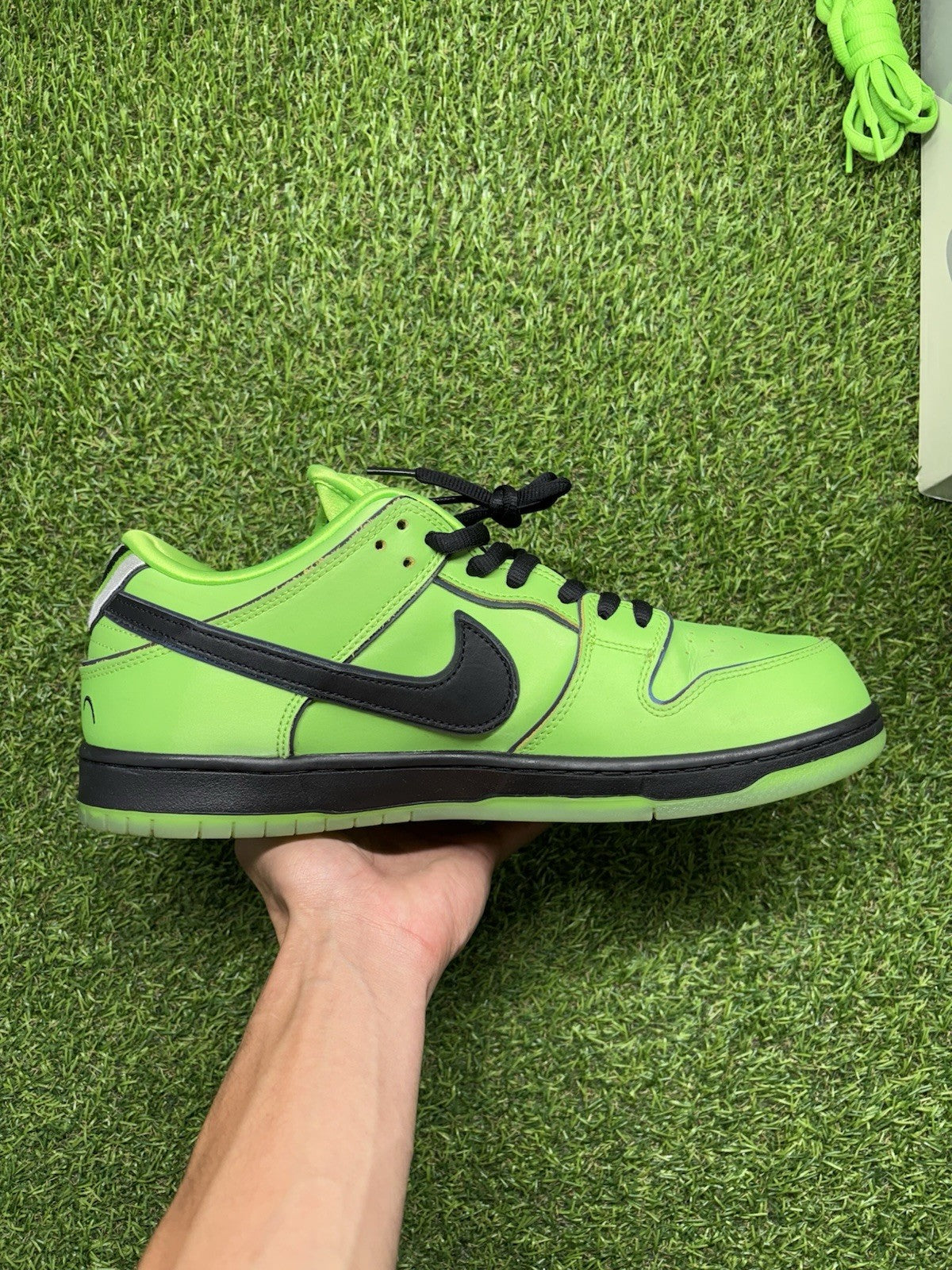 Size 13 - Nike The Powerpuff Girls x Dunk Pro SB QS Low Buttercup | GREAT!