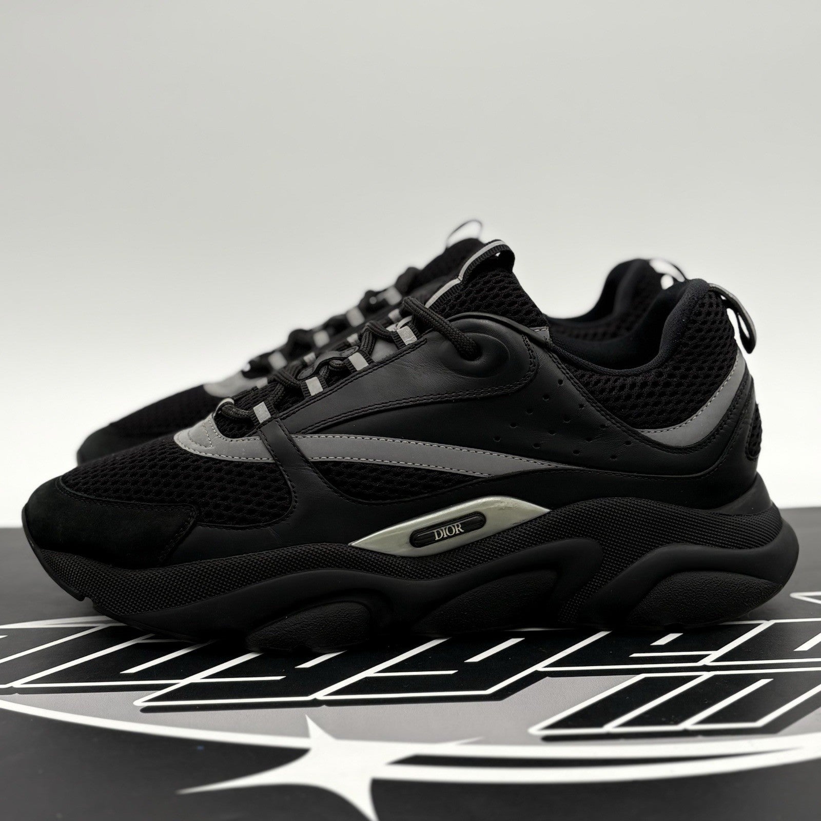 Size 45 (12 US) - Dior B22 Sneaker ' Black ' | SUPER CLEAN!
