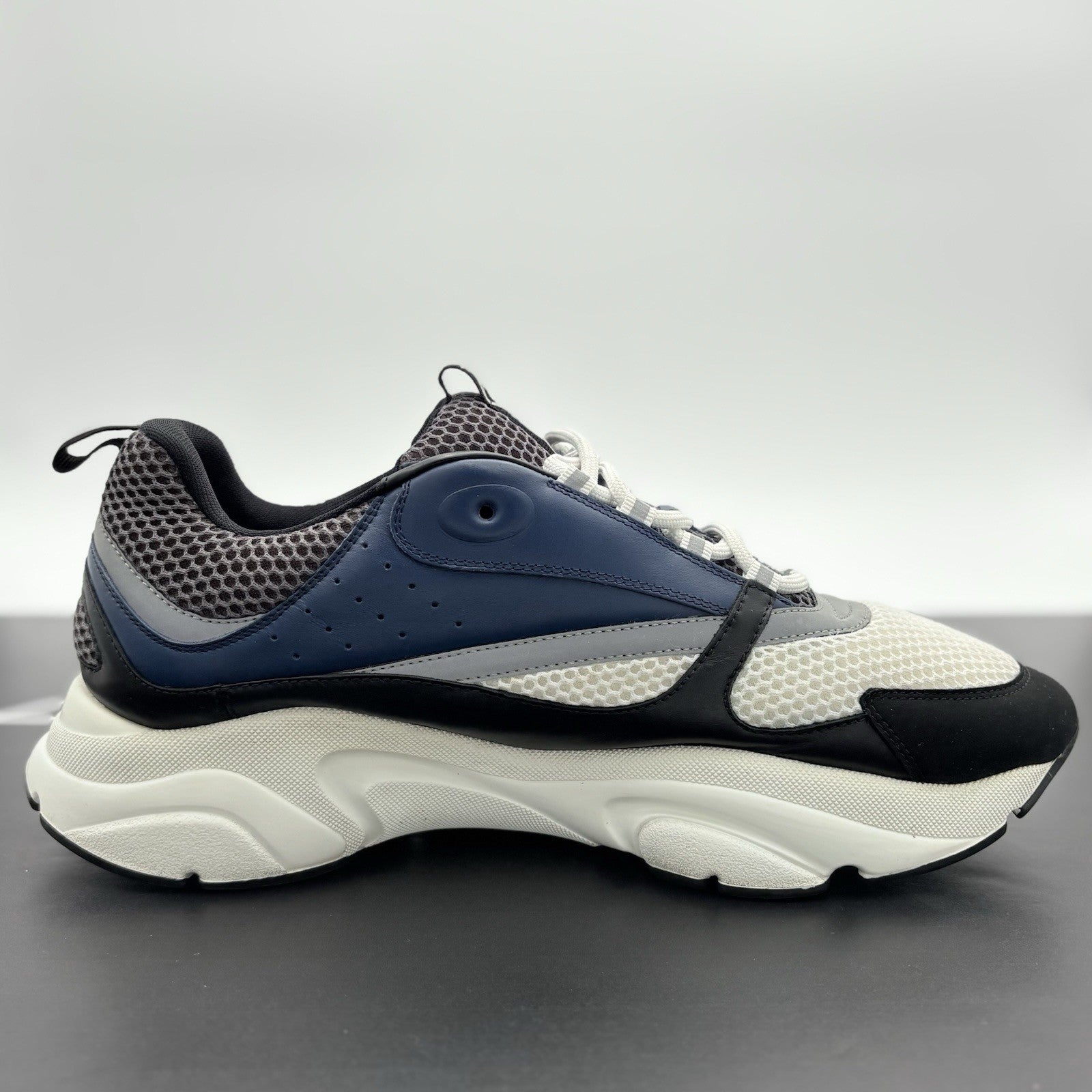 Size 48 (15 US) Dior B22 Sneaker ' Navy Black White ' | SUPER CLEAN!