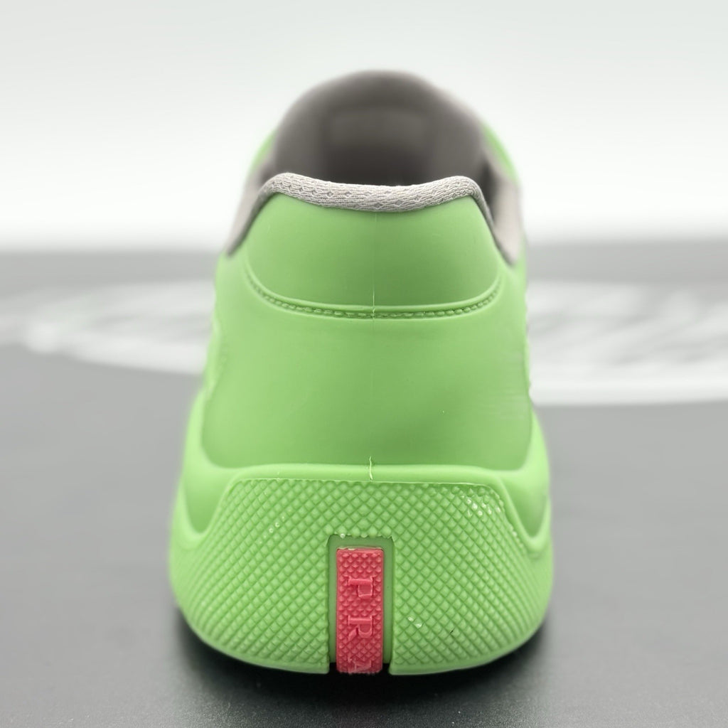 Size 42 (9 US) Prada America's Cup Soft Rubber ' Apple Green ' | CLEAN!