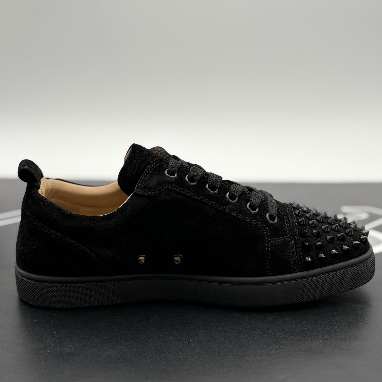 Size 41 (8 US) Christian LouBoutin Louis Junior  Spikes ' Black ' | GOOD COND!