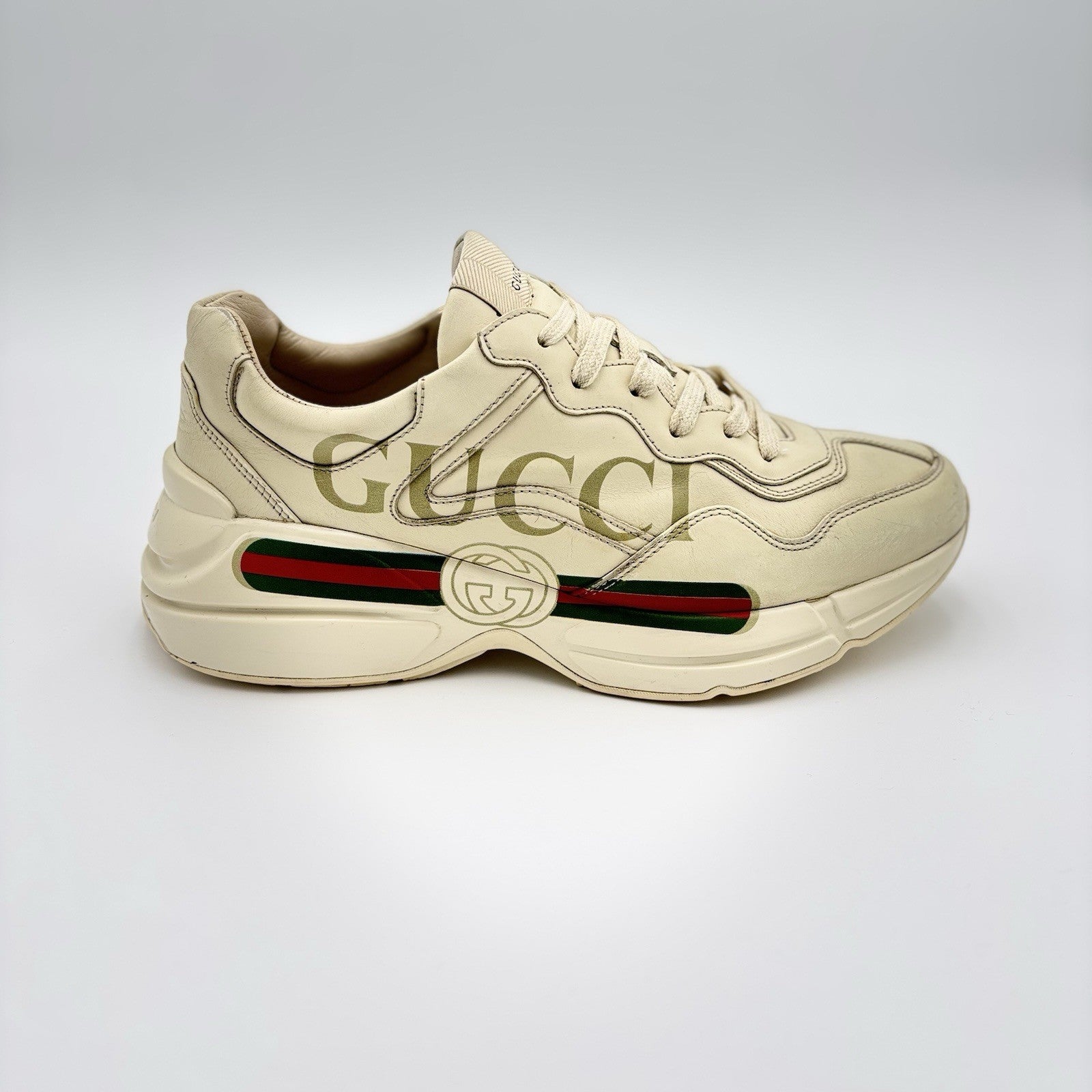 Size 7.5 (8 US) - Gucci Rhyton GG  ' Gucci Logo '