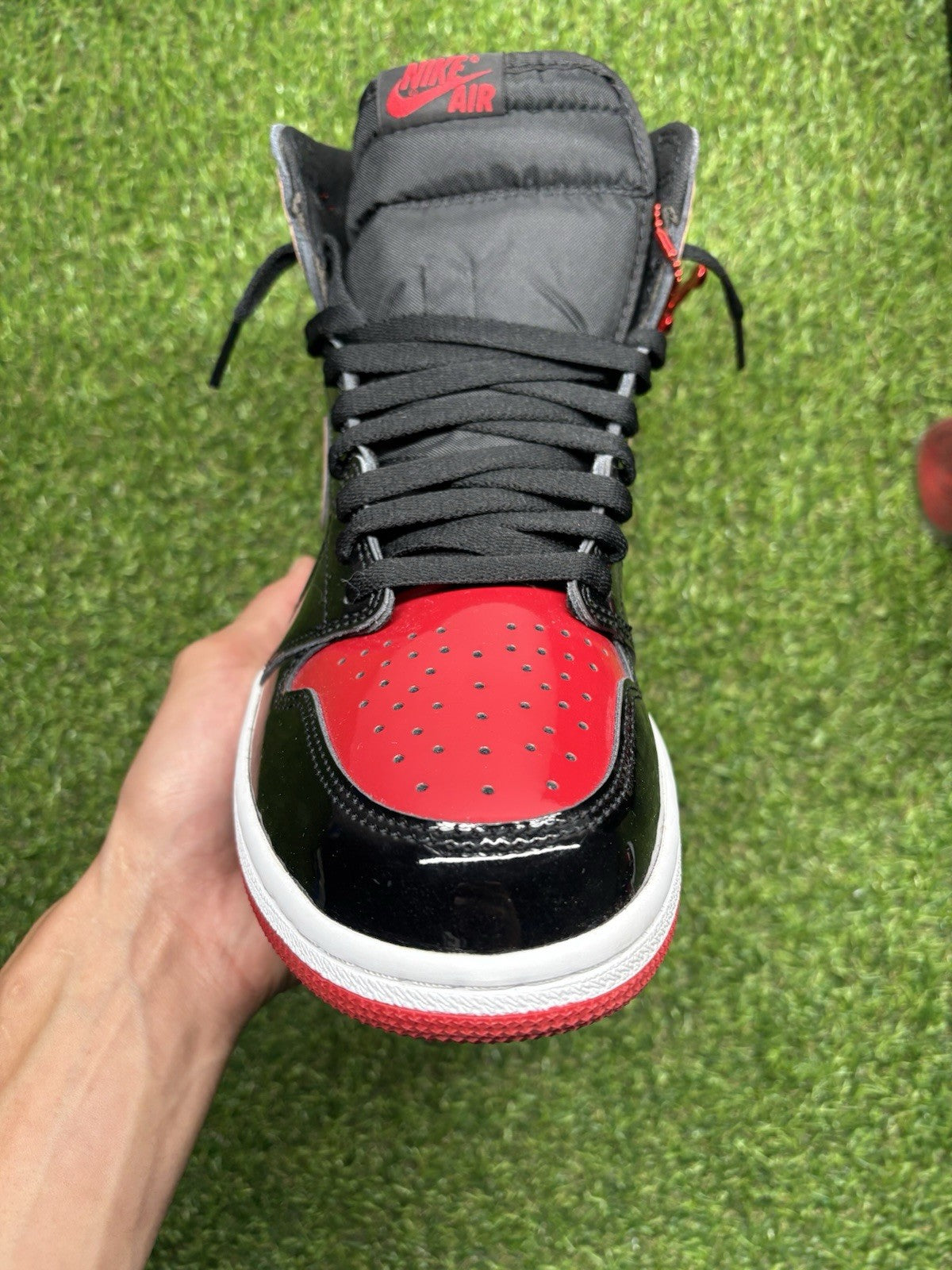 Size 12 - Jordan 1 Retro OG High Patent Bred | SUPER CLEAN!