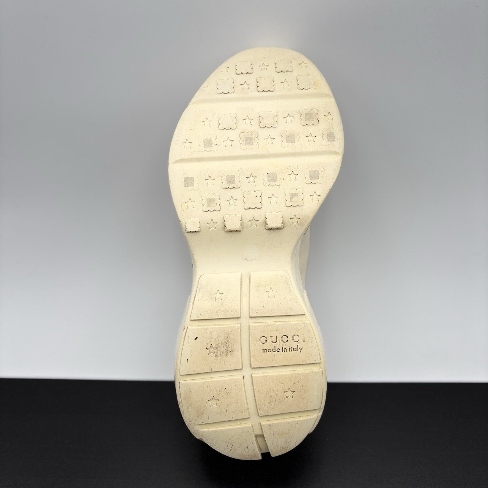 Size 9 G (9.5 US) Gucci Rhyton GG  ‘ Hawaii Ivory Multi ’ | GOOD CONDITION!