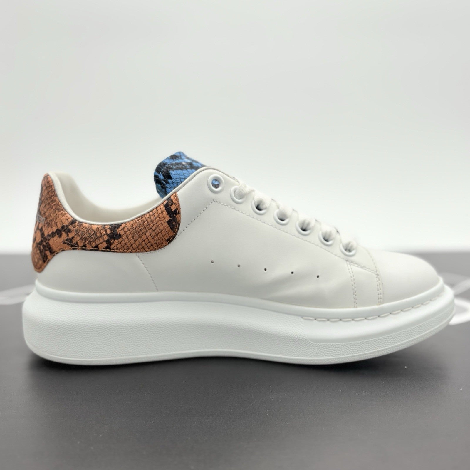 Size 41 (8 US) Alexander McQueen ' White Multi Snake Print ' | SUPER CLEAN!