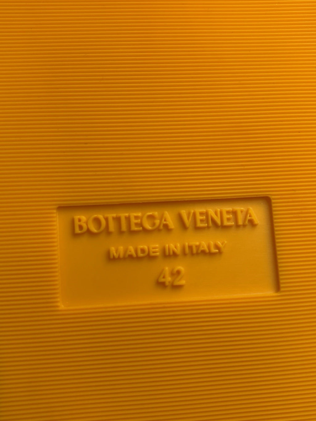 Size 42 (9 US) - Bottega Veneta ' Orange ' Sandals Slides Slippers | NEW!