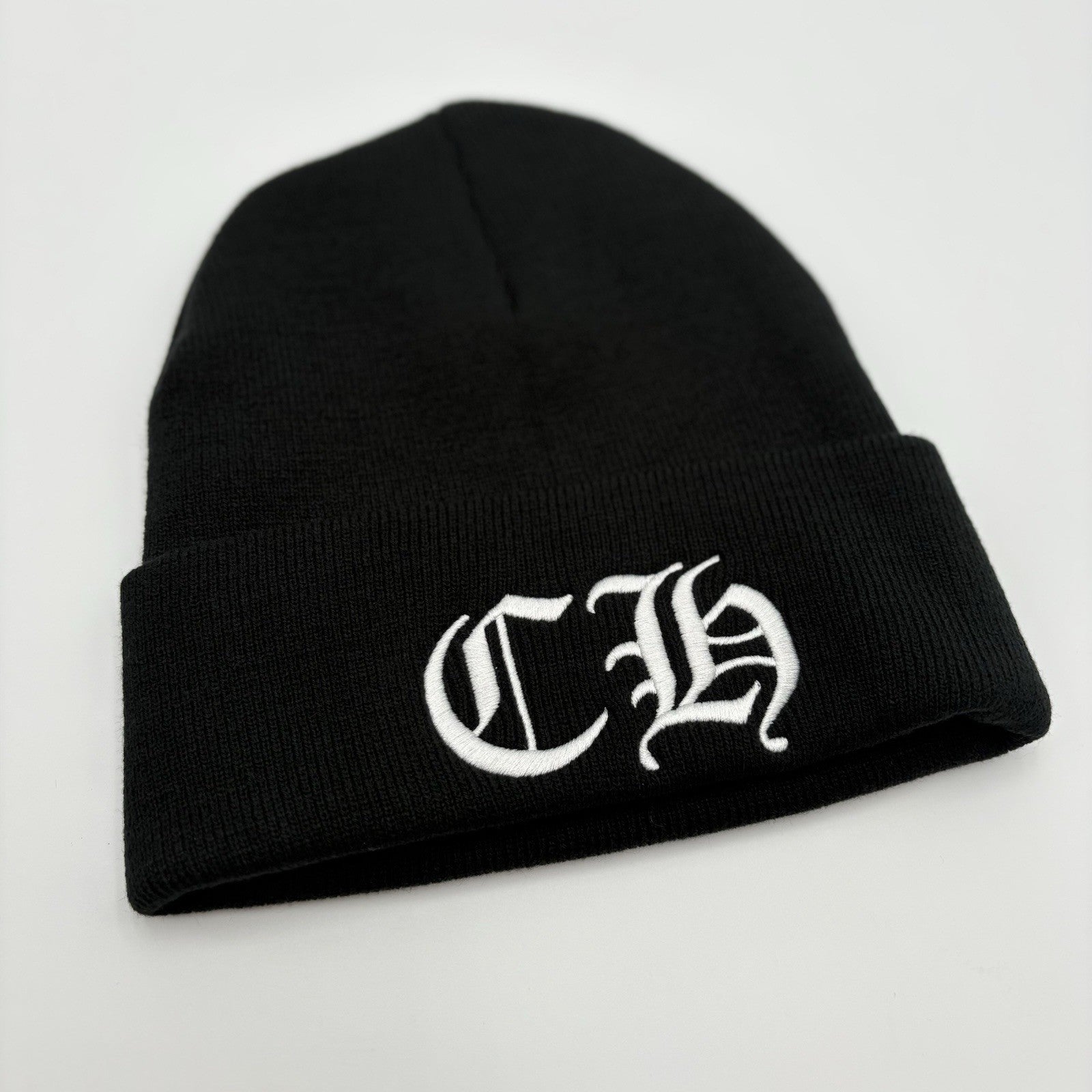 Chrome Hearts CH Logo Beanie ' Black White ' | BRAND NEW!
