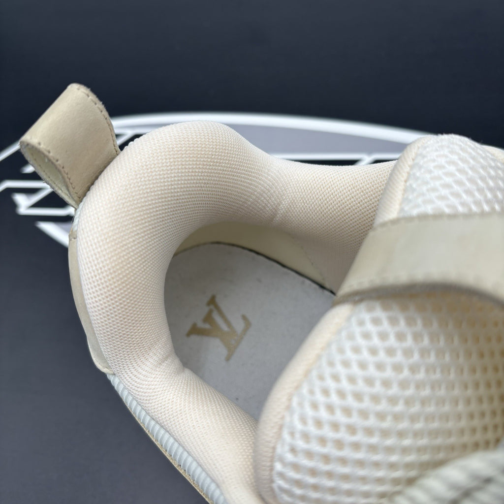 Size 7.5 LV (8.5-9 US) - Louis Vuitton Skate ' Beige White ' | GREAT COND!
