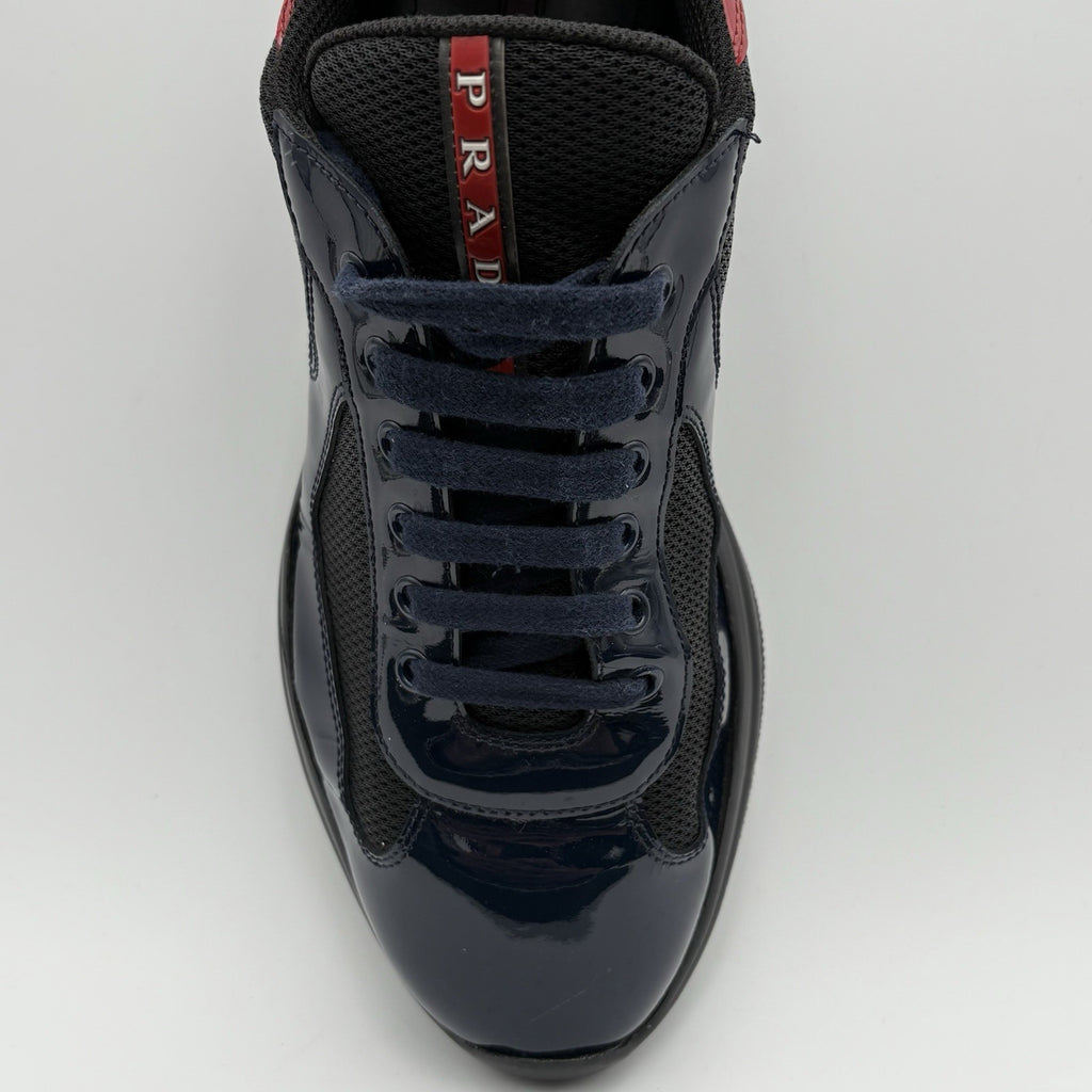 Size 9.5 UK (10.5 US) Prada Americas Cup ' Navy Red ' | GOOD CONDITION!