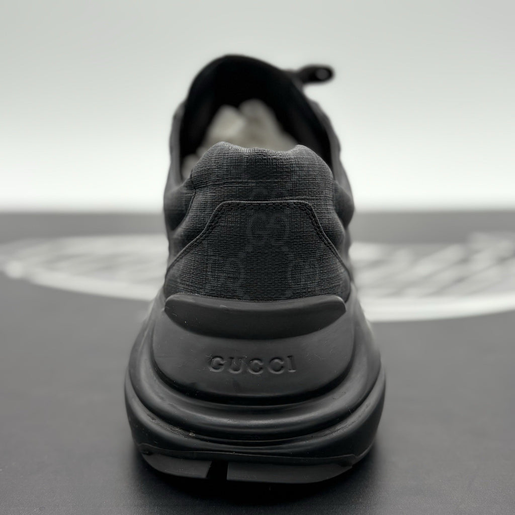 Size 8.5 G (9 US) - Gucci Rhyton ' Monogram Black ' | ONLY WORN 1-3x !
