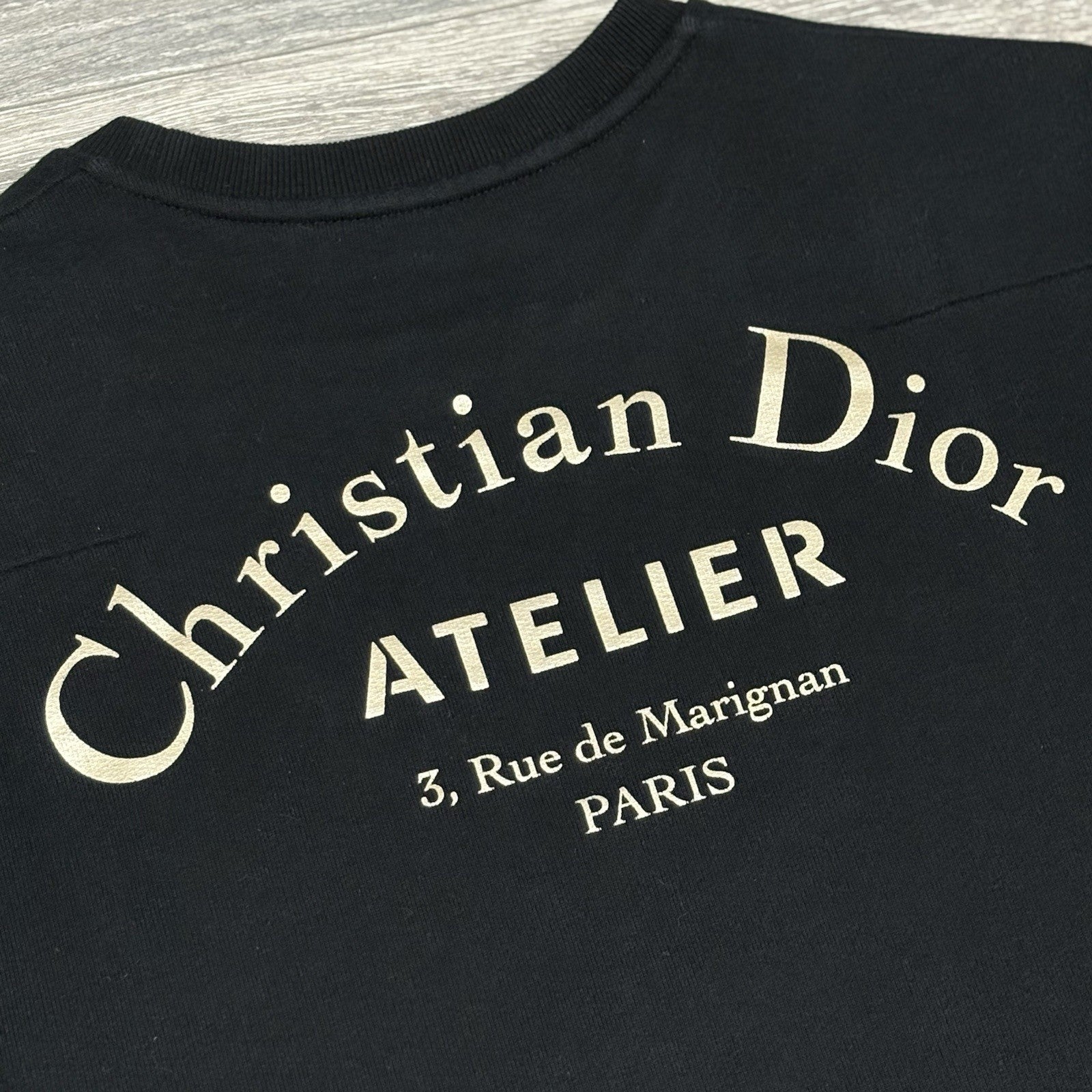 Size XS - Dior Homme Atelier Sweatshirt ' Black ' | SUPER CLEAN!