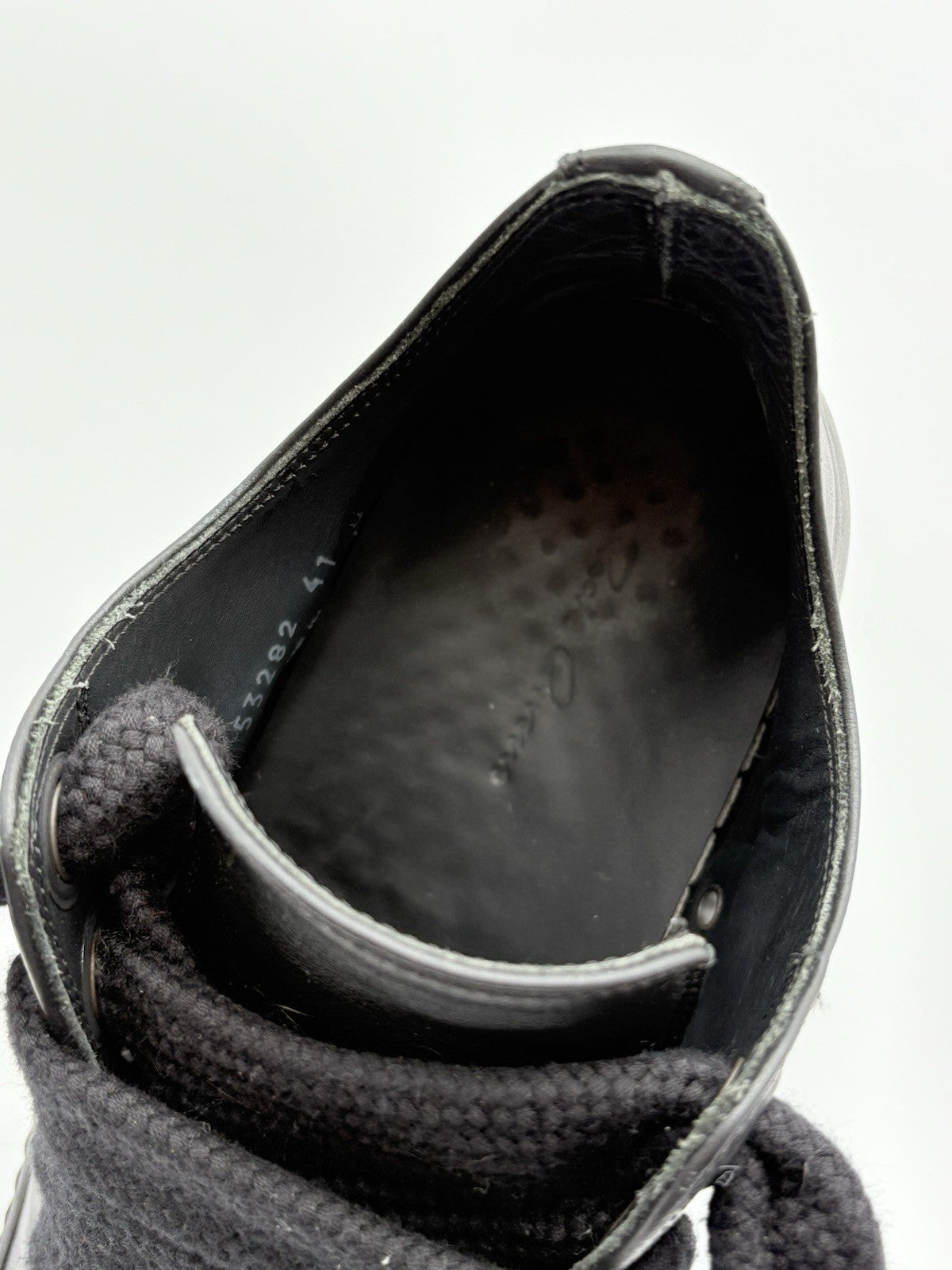 Size 41 (8 US) - Rick Owens Jumbo Lace Low Lido ' Black ' | GOOD CONDITION!