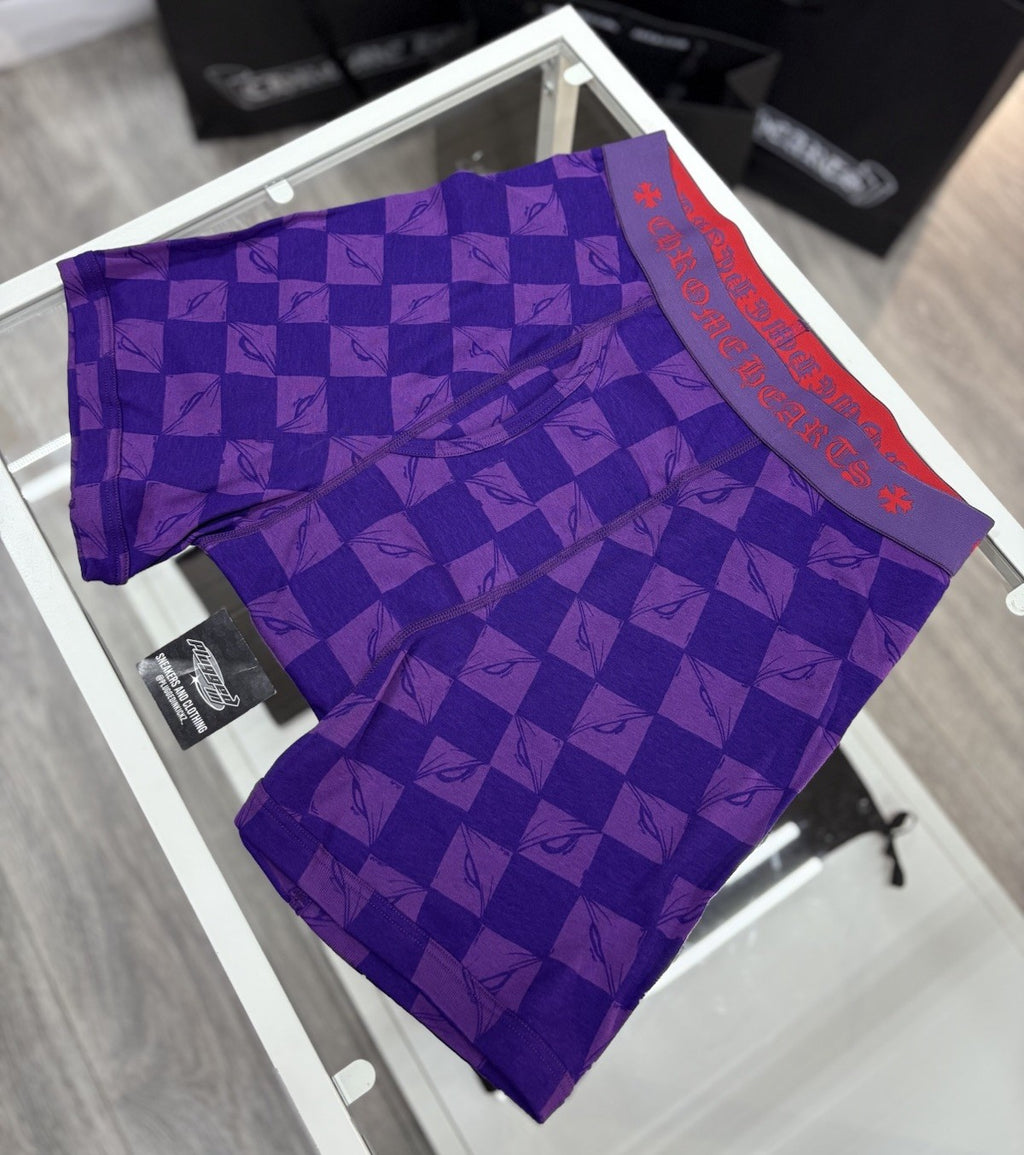 Size Medium - Chrome Hearts Matty Boy 99 Eyes Boxer Briefs ' Purple ' | NEW!
