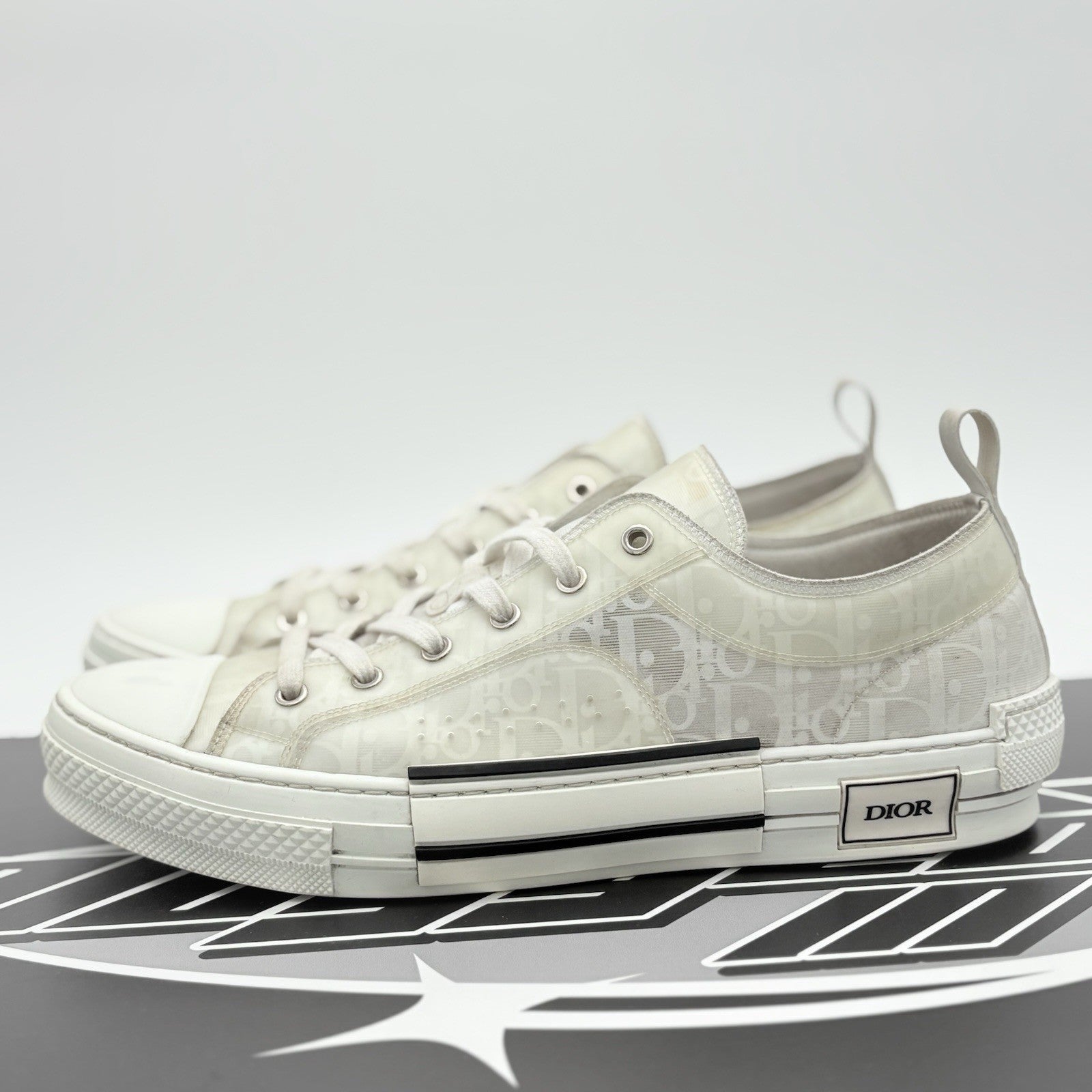 Size 46 (13 US) - Dior B23 Low ' White ' | GOOD CONDITION!