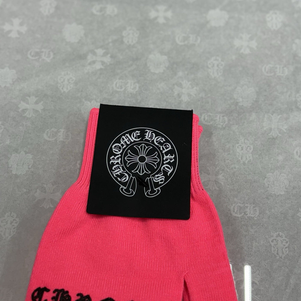 Size Small - Chrome Hearts Work Gloves ' Pink ' | BRAND NEW!