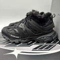 Size 46 (US 13) - Balenciaga Track Faux Fur ‘ Black ' | BRAND NEW!